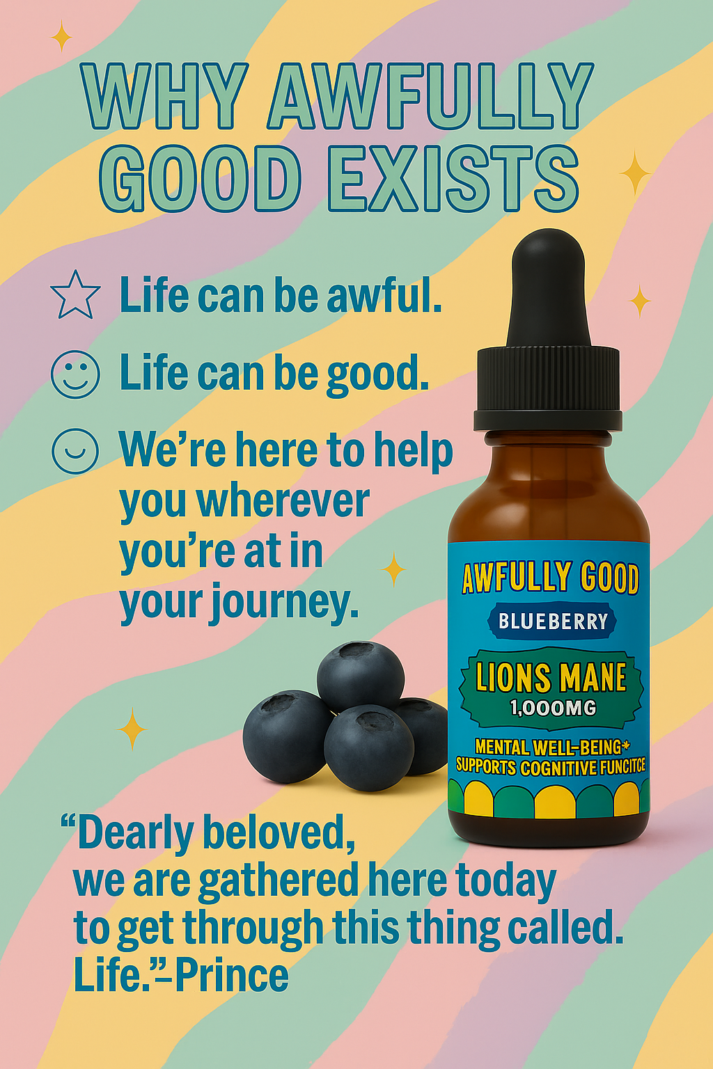 Lion's Mane Tincture - Strawberry